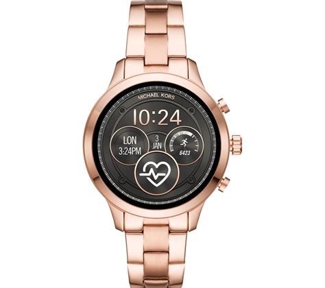 michael kors access runway smartwatch review|rose gold mk smart watch.